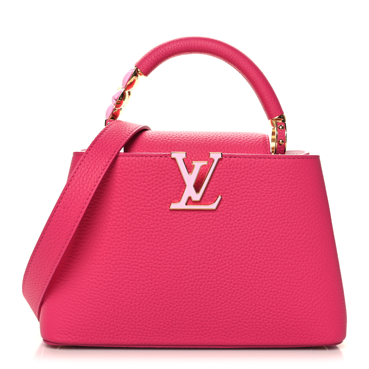 LOUIS VUITTON バンドー　ピンク LOUIS VUITTON ルイヴィトン バンドー モノグラム スカーフ