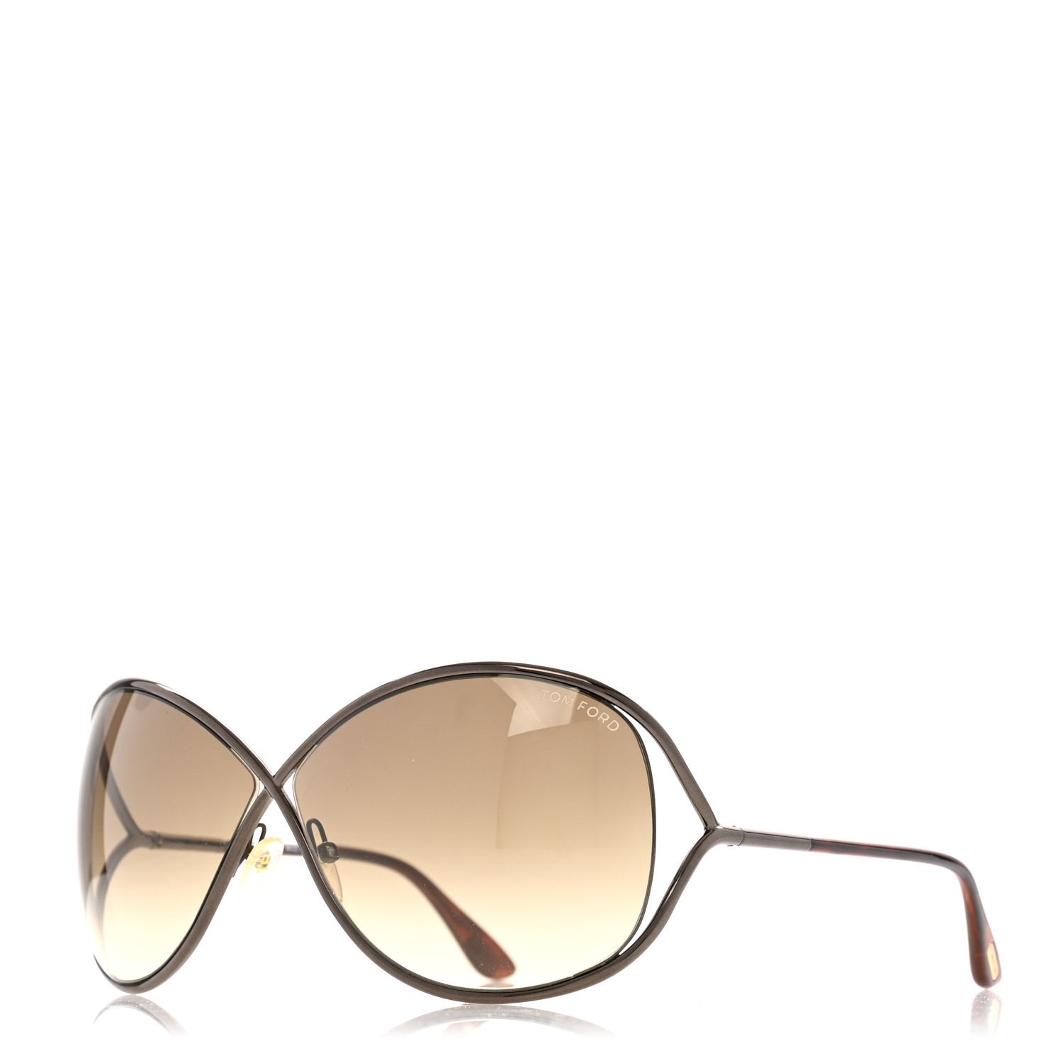 TOM FORD TF 130 サングラス Miranda Tom Ford Miranda 130 36F Shiny Dark Bronze / Brown Gradient