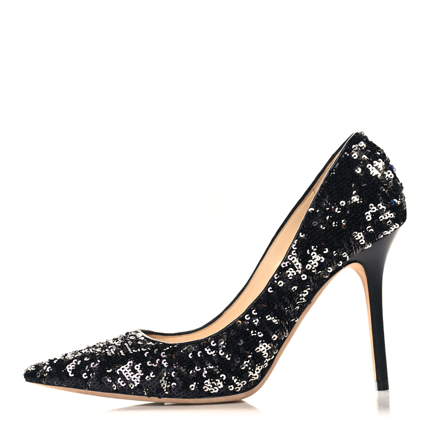 【新品未使用】Jimmy Choo / ベロア/ BLACK Jimmy Choo - Billie Black Suede Block Heel Pump, 65mm