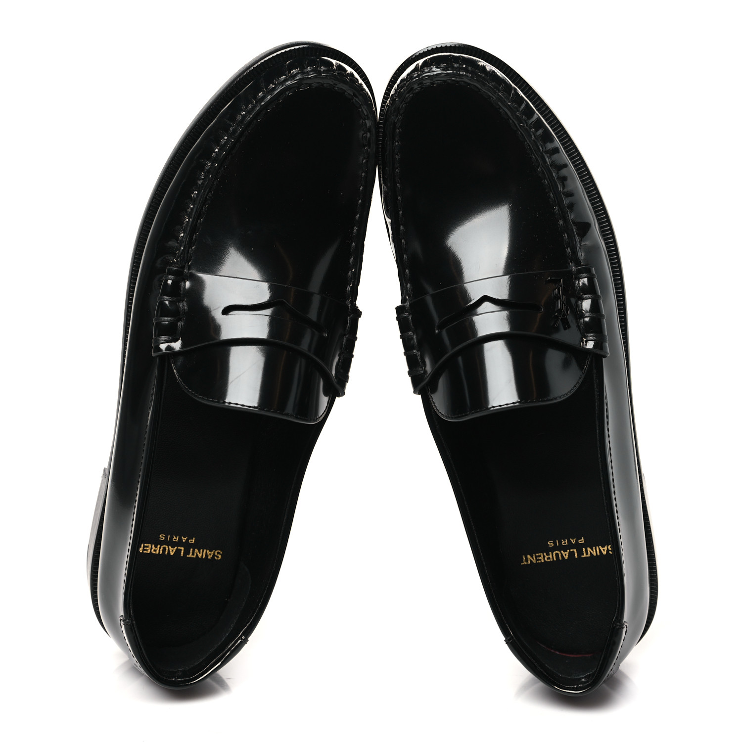全ての LAURENT SAINT Glazed Penny Loafer Le Chunky Calfskin 靴