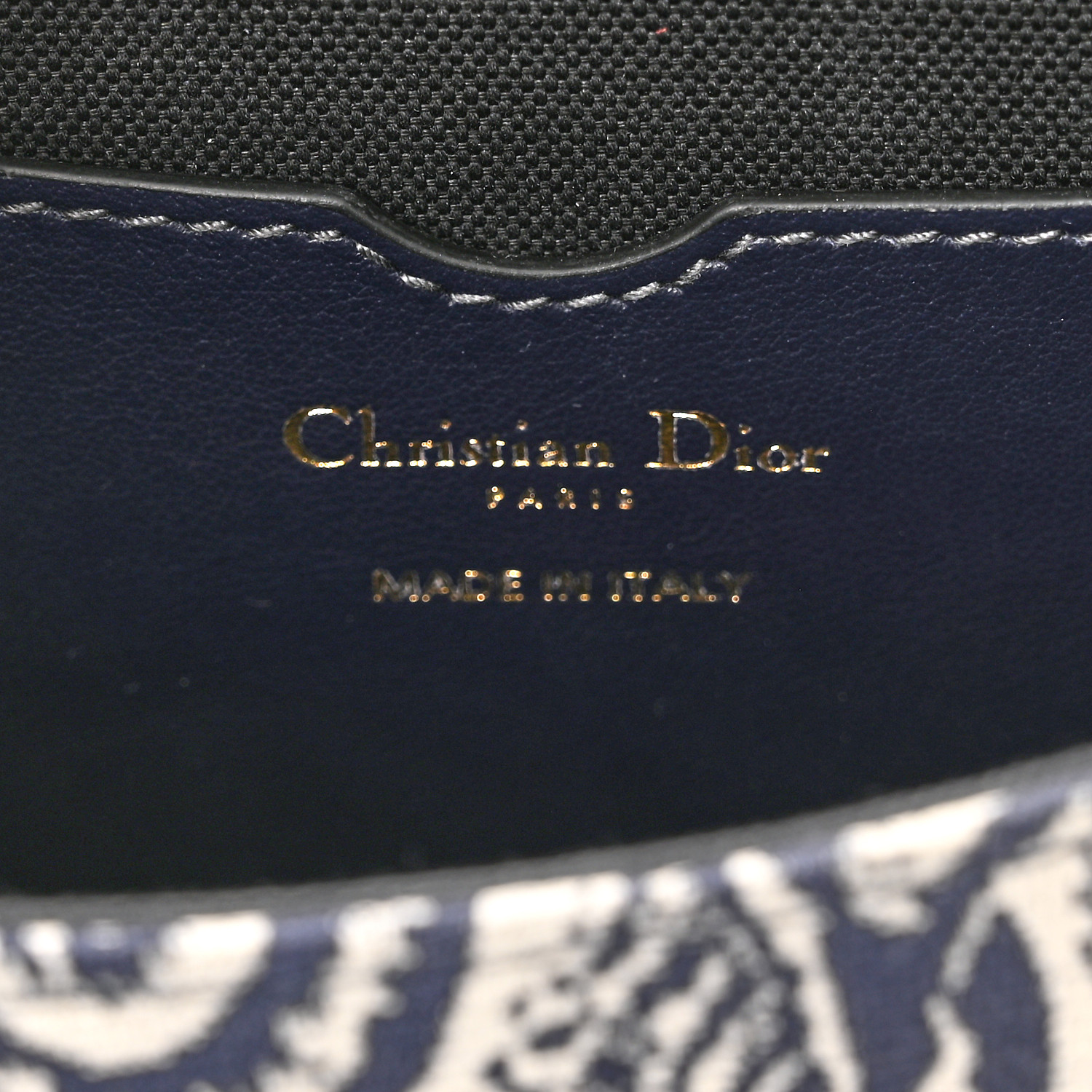 CHRISTIAN DIOR Canvas Toile de Jouy Reverse Embroidered