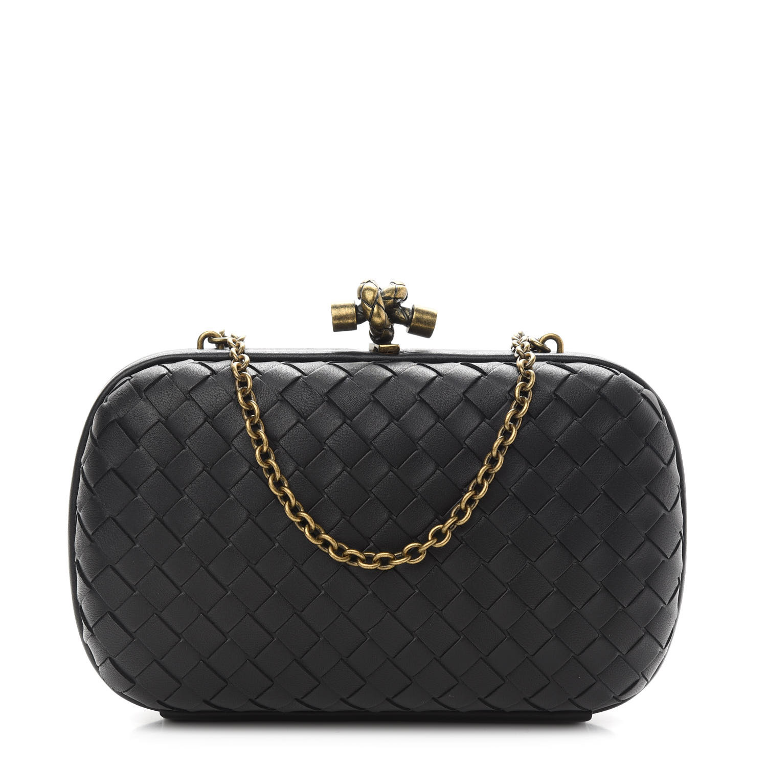 クラッチバッグ BOTTEGA VENETA  clutch in woven nappa BOTTEGA VENETA: clutch in woven nappa - Black | Bottega