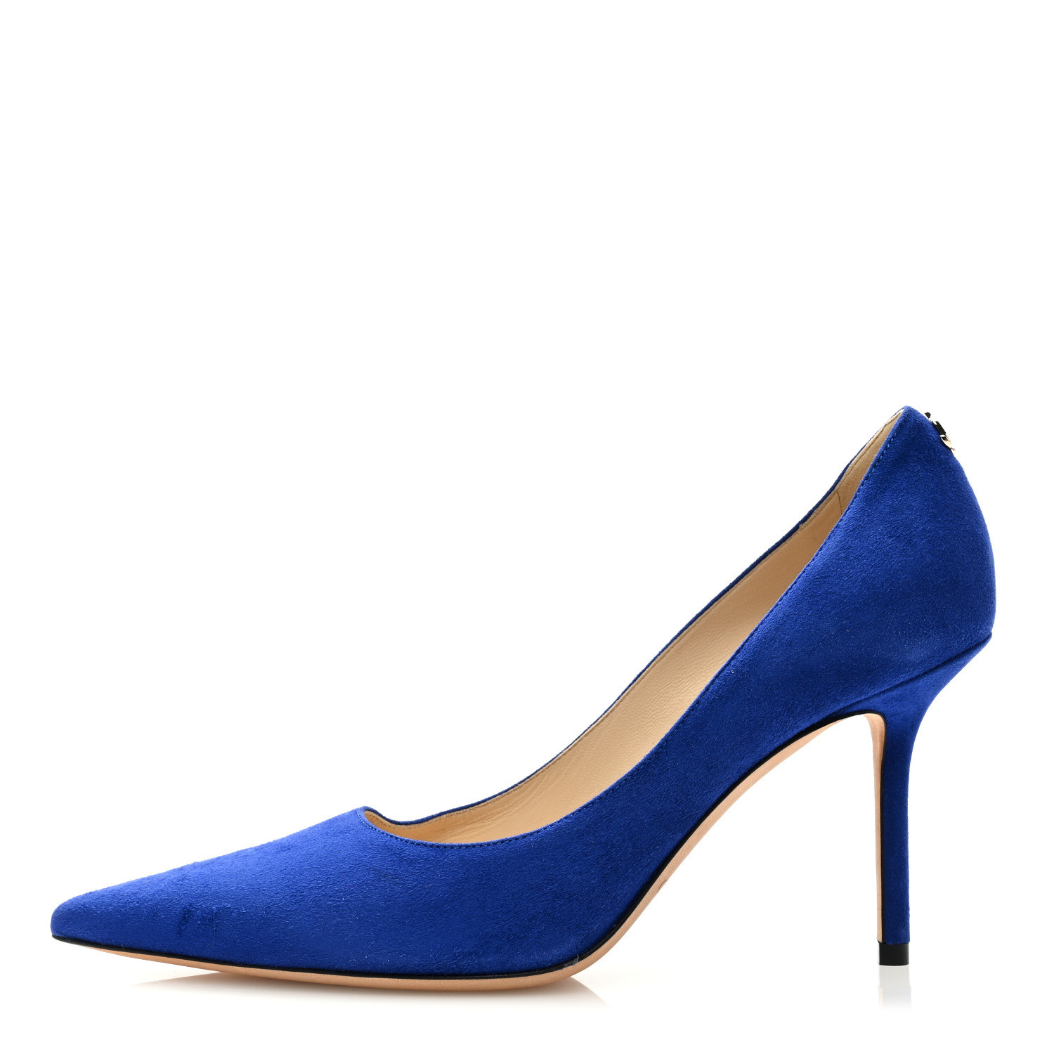 Jimmy Choo ♡ LOVE 85 コバルトブルー JIMMY CHOO Suede Love 85 Pumps 38 Cobalt 1474078 | FASHIONPHILE