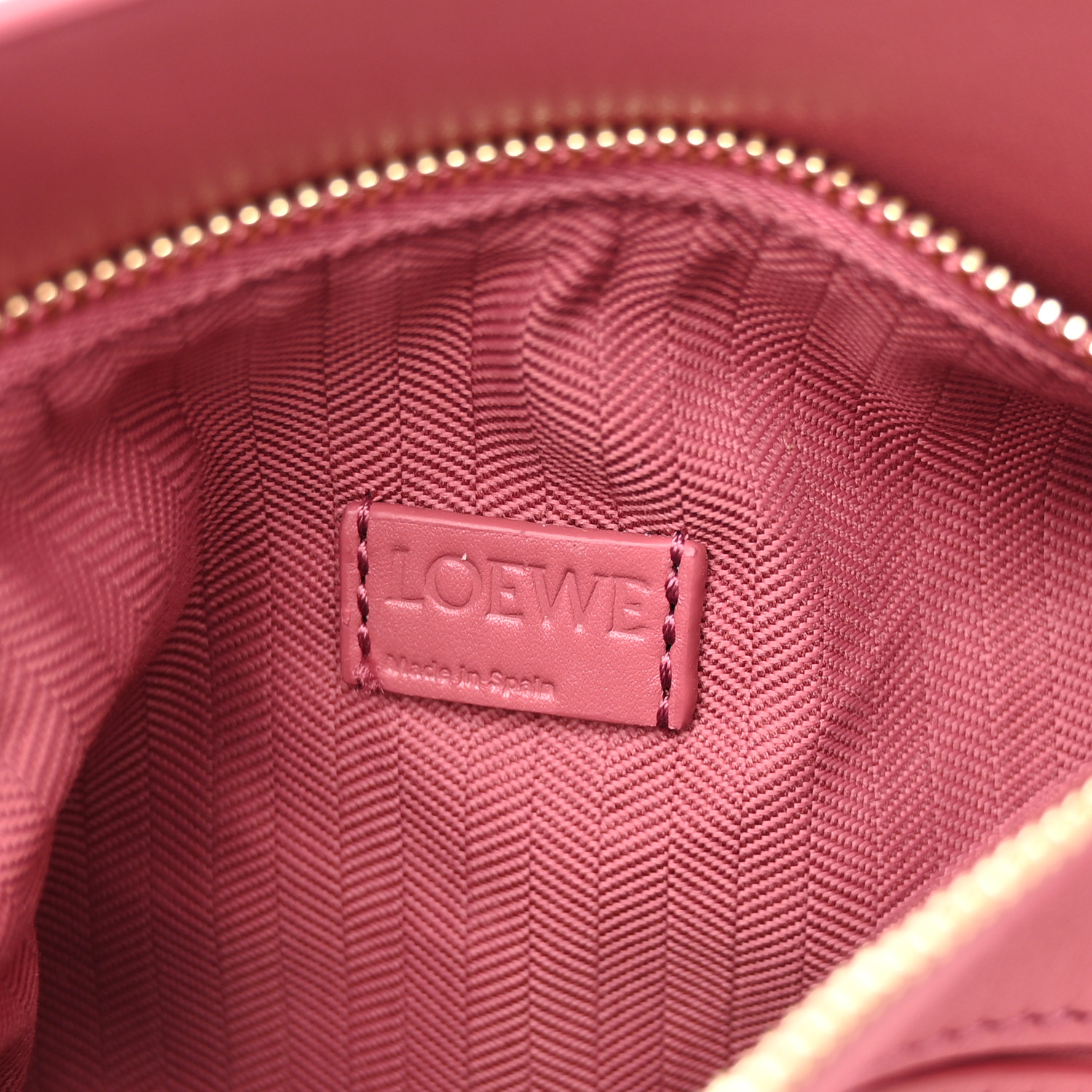 LOEWE Calfskin Mini Puzzle Bag Plumrose 1382574 | FASHIONPHILE