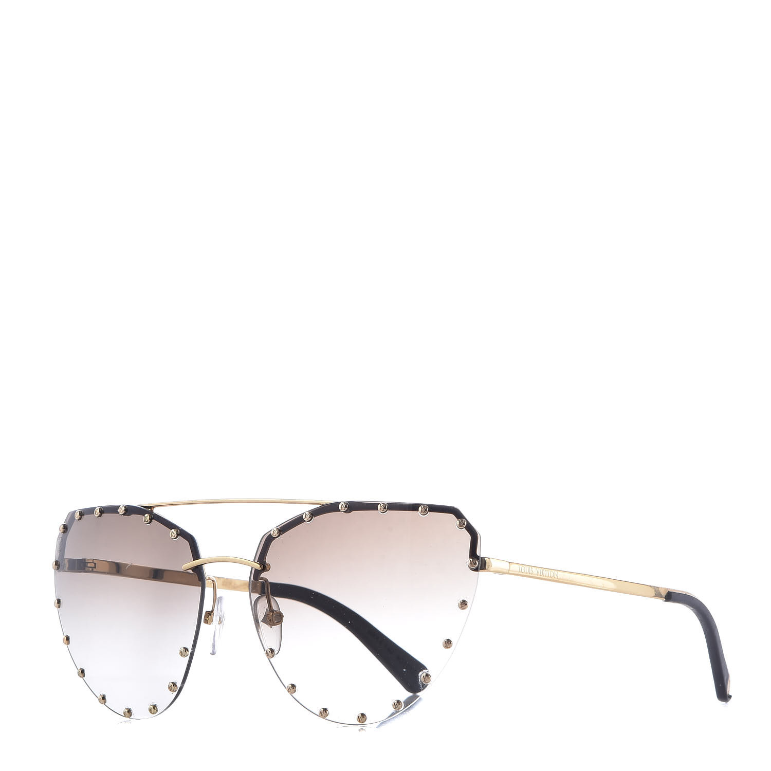 LOUIS VUITTON The Party Gradient Sunglasses Z0984E Brown