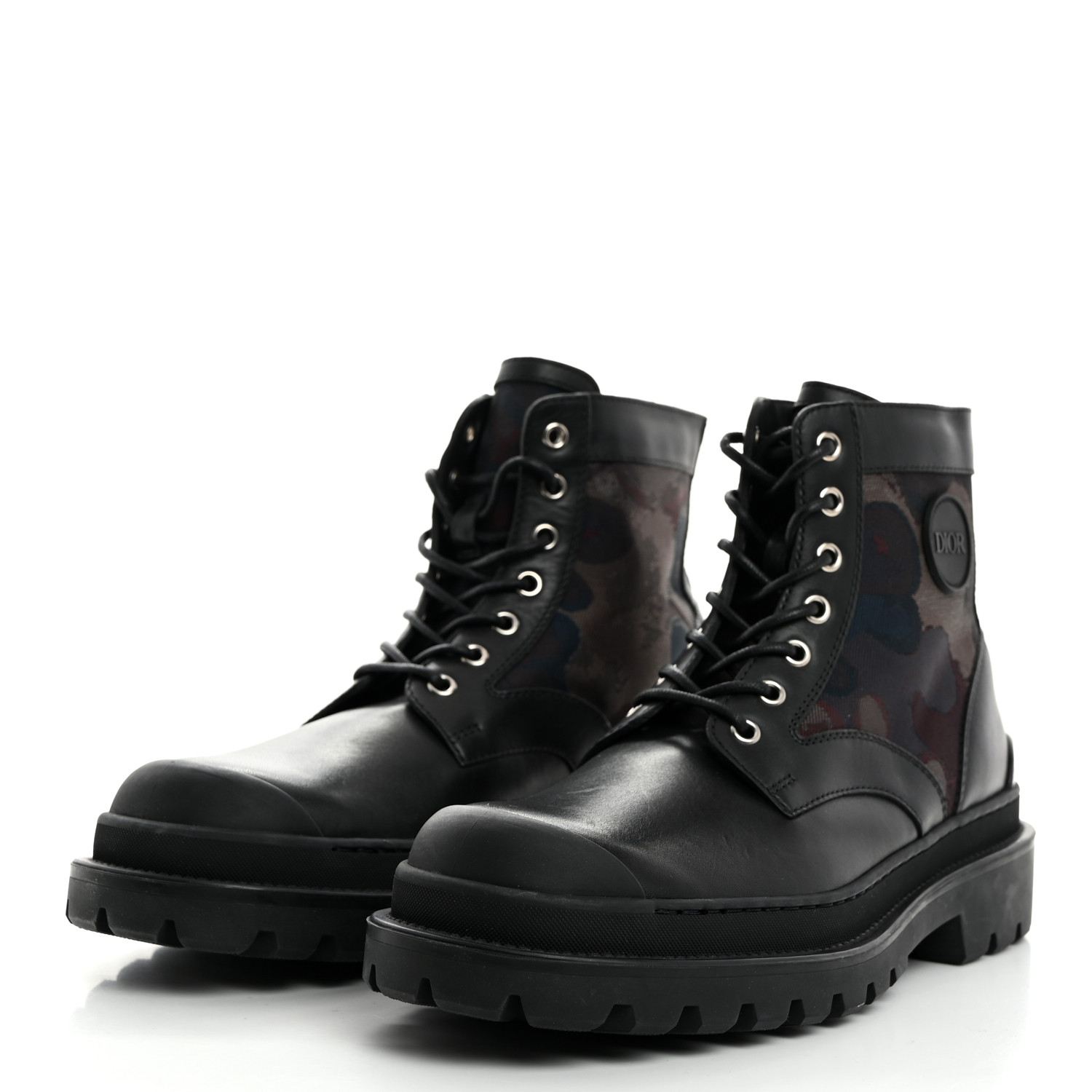 CHRISTIAN DIOR X Peter Doig Calfskin Camouflage Explorer