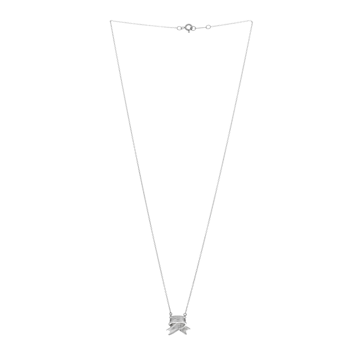 【TATIANA】(Silver925) Ivy Ribbon Necklace / 追跡送 TATIANA] 韓国☆SILVER925☆Ivy Ribbon Necklace