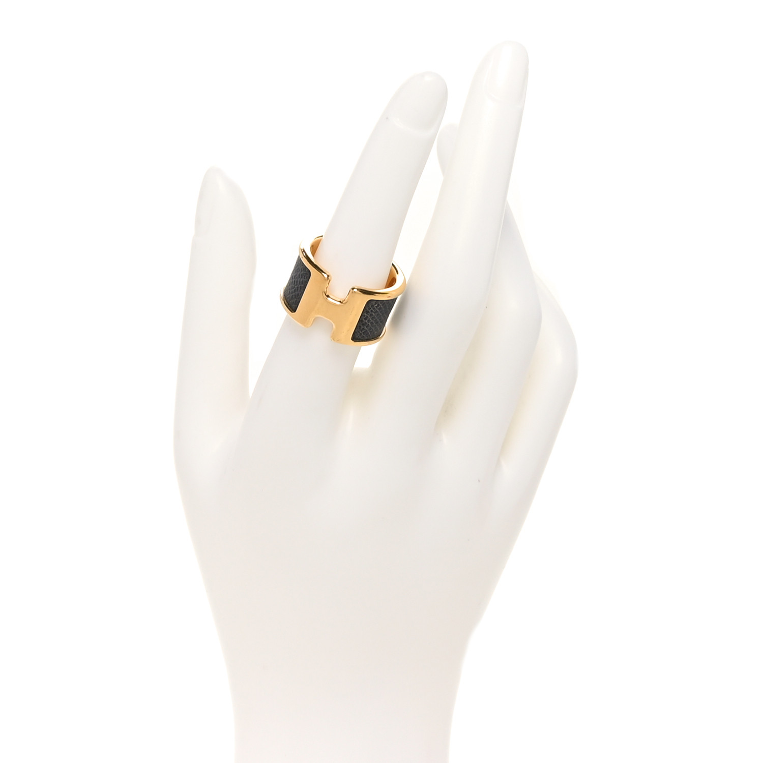 ♢HERMES♢Olympre♢GM♢ HERMES Madame Calfskin Large Olympe Ring 1644283 | FASHIONPHILE