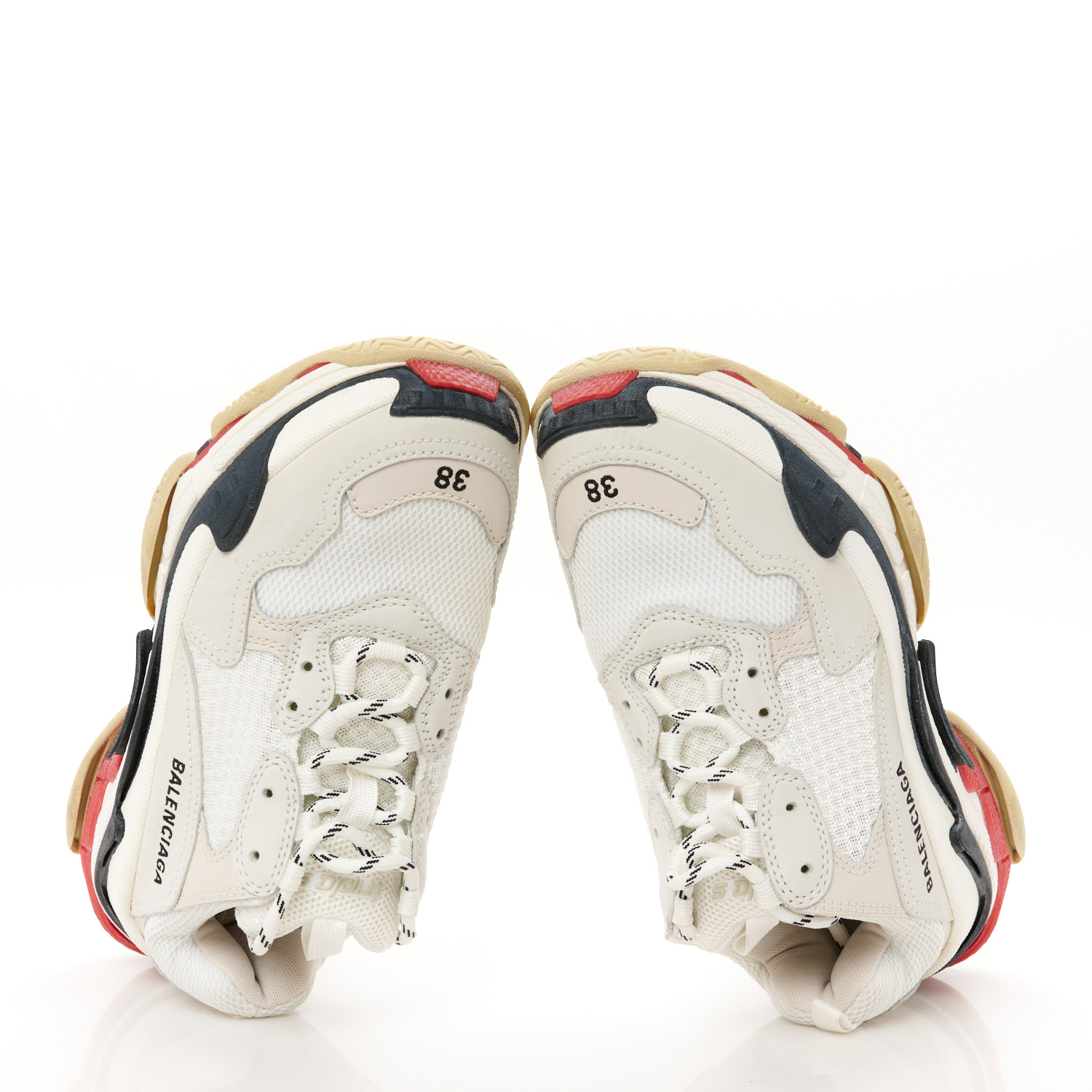 スニーカー BALENCIAGA  Balenciaga Sneakers Women Fabric Red/White BALENCIAGA | WOMEN'S RED ACCENT DRIVE SNEAKERS