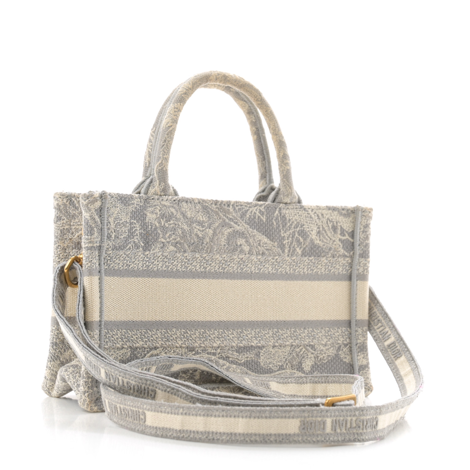 ストラップ付き◆Reverse Toile de Jouy Dior Book Tote minibag Mini Dior Book Tote Blue Toile de Jouy Reverse Embroidery