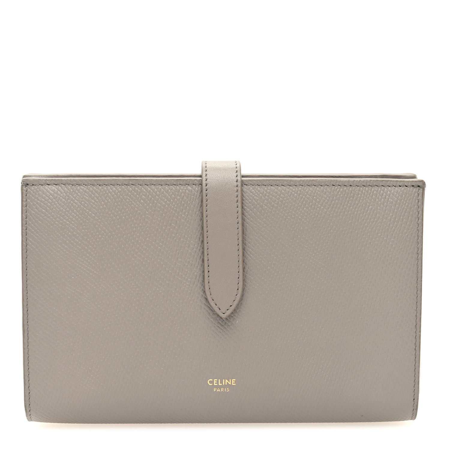 【CELINE]】COMPACT WALLET WITH COIN calf CELINE COMPACT WALLET WITH COIN TRIOMPHE IN SHINY CALFSKIN