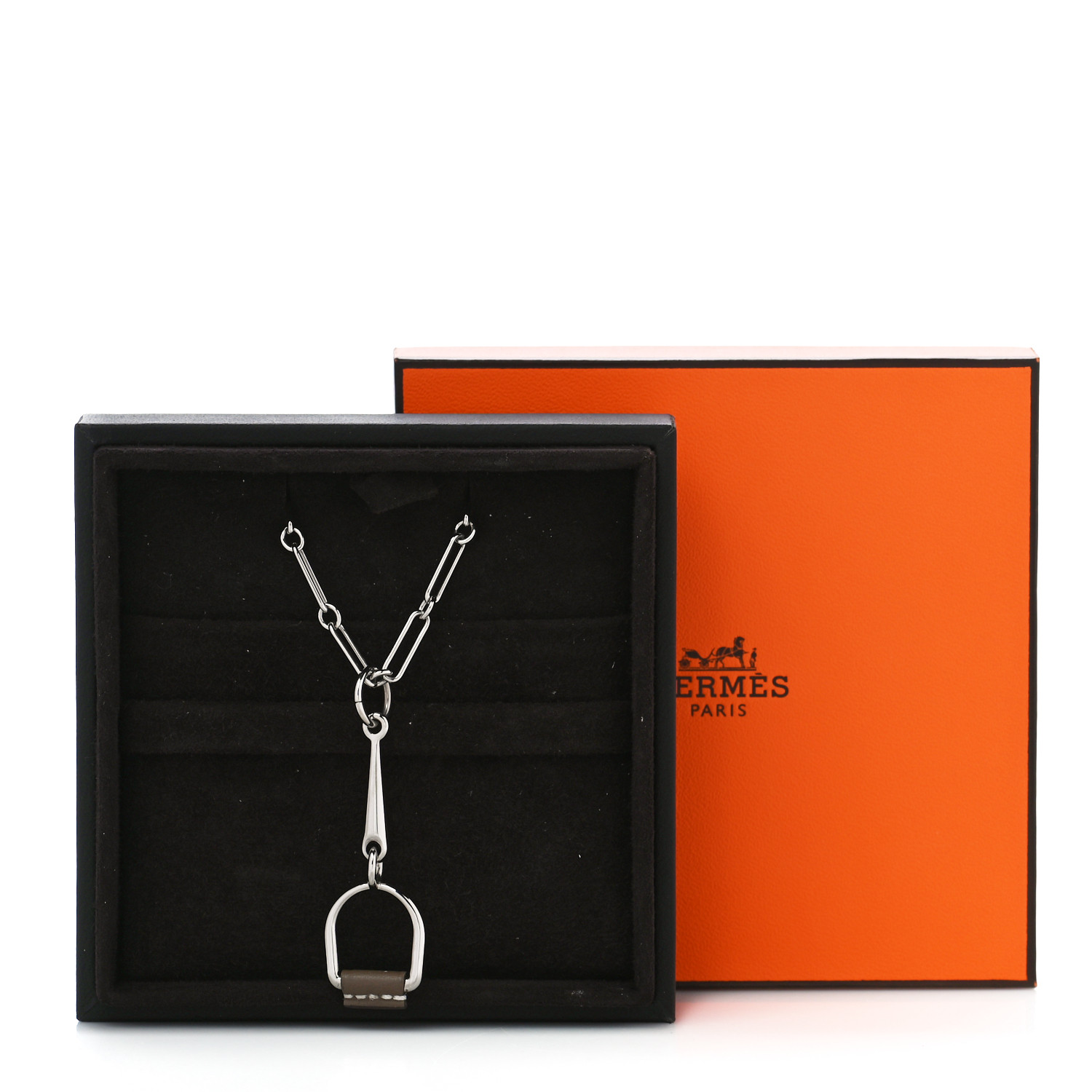 （HERMES）Heritage Equestre pendant GM Heritage Equestre pendant, large model | Hermès USA