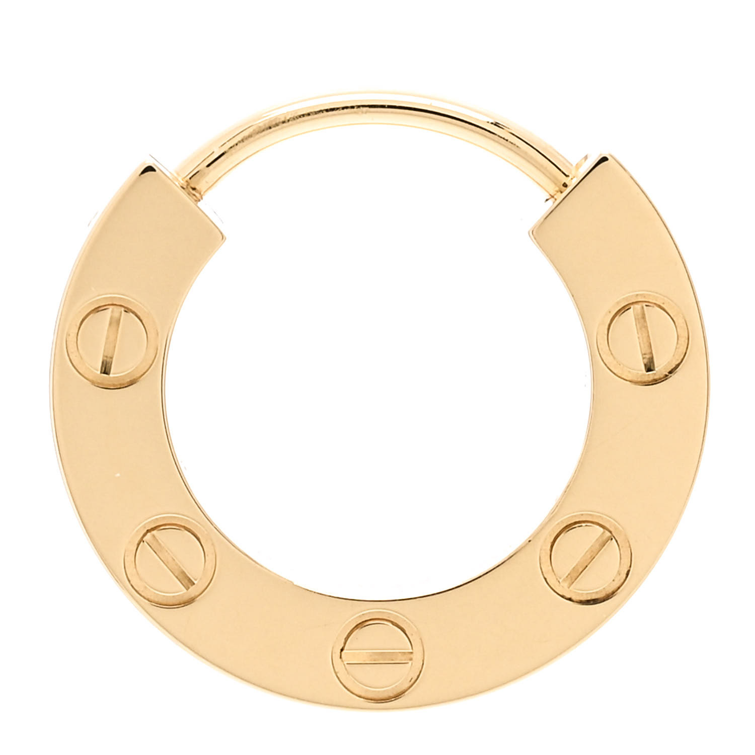 CRB8028800 - LOVE earrings - Yellow gold - Cartier