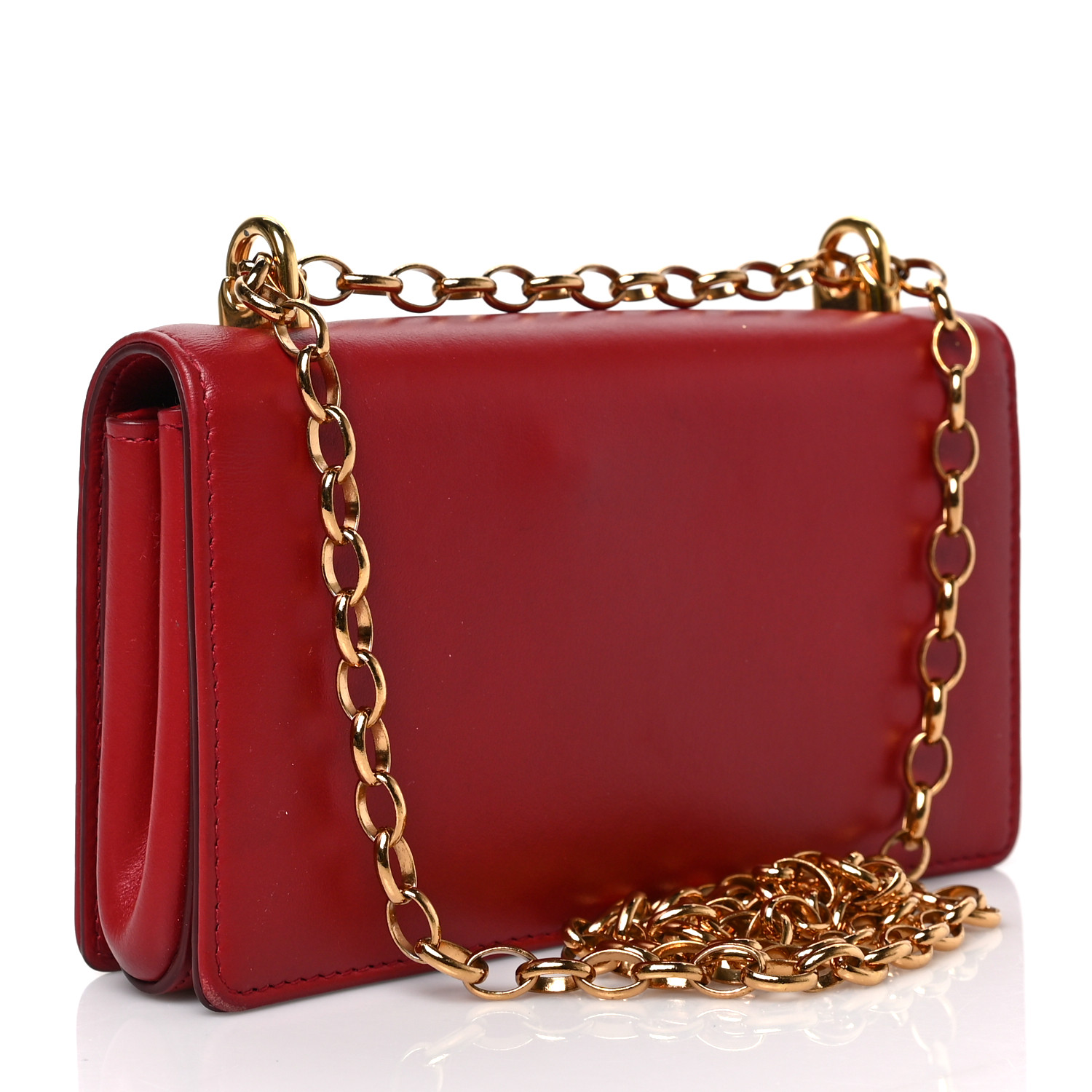 ショルダーバッグ・ポシェット DOLCE  GABBANA Women Messenger Bags BB7289AW576 8X052 RED Small calfskin DG Logo camera bag in Red for Women