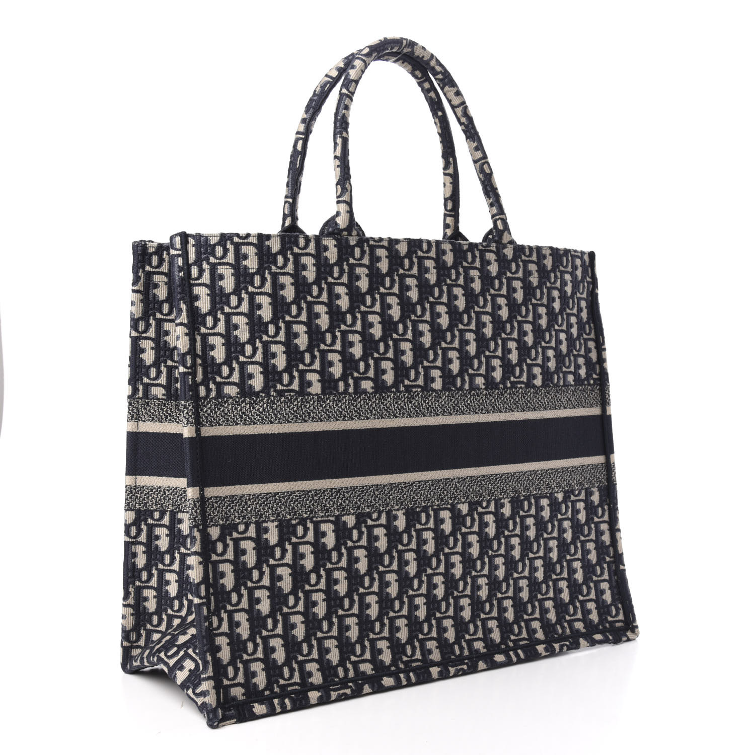 【便利♪】Dior リバーシブル トートバッグ OBLIQUE CHRISTIAN DIOR Oblique Book Tote Blue Multicolor 706457