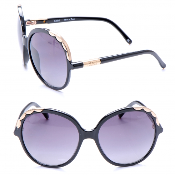 CHLOE Sunglasses CL 2222 Black 49264 | FASHIONPHILE