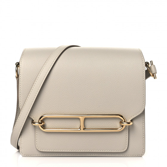 HERMES Evercolor Mini Sac Roulis Gris Perle 1298080