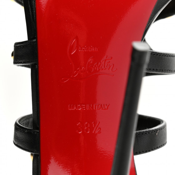 CHRISTIAN LOUBOUTIN Kid Amazoutiful 120 Lace Up Sandals 38.5