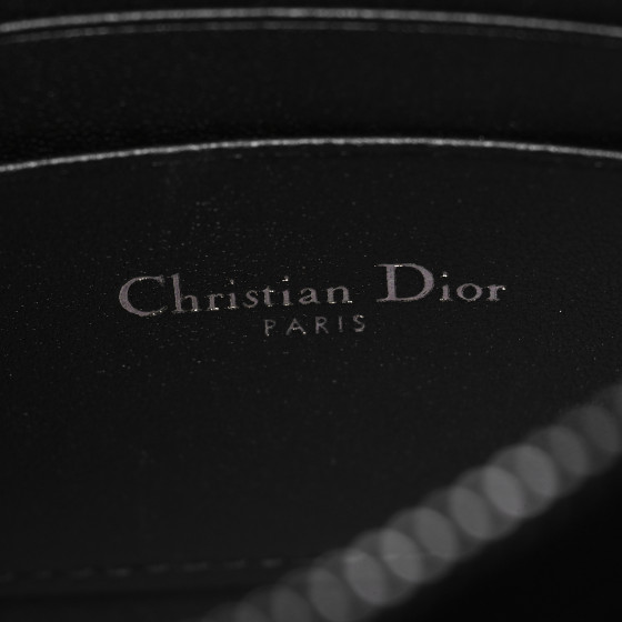 DIORバッグ CHRISTIAN DIOR Calfskin Macrocannage Diamond Caro Zipped