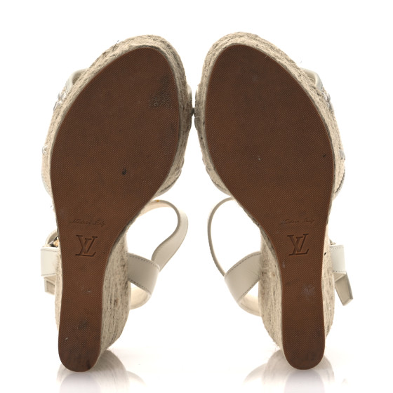 靴 Louis Vuitton Starboard Escale Wedge Louis Vuitton Pink Monogram Canvas Starboard Wedge