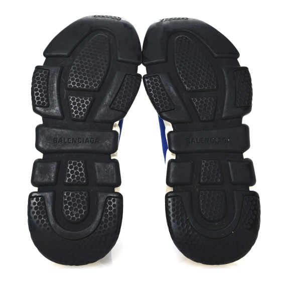 靴 Balenciaga Wmns Speed Trainer Mid 38 BALENCIAGA Neoprene Knit Womens Speed Sneakers 38 Bleu