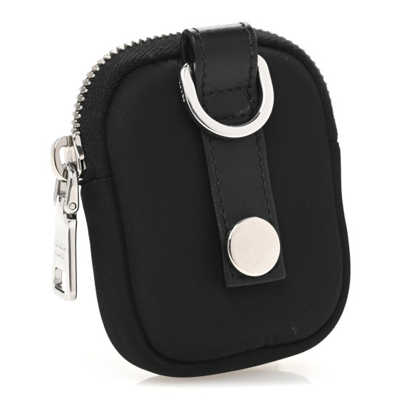 PRADA Tessuto Nylon Mini Pouch Black 1695393 | FASHIONPHILE