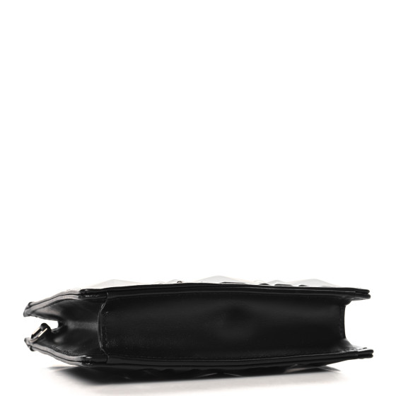 CHRISTIAN DIOR Calfskin Macrocannage Diamond Caro Zipped