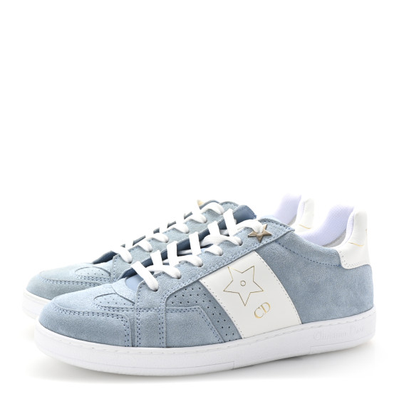 スニーカー Dior Star Suede Calfskin & Calfskin Sneaker CHRISTIAN DIOR Calfskin Suede Dior Star Low Top Sneakers 35