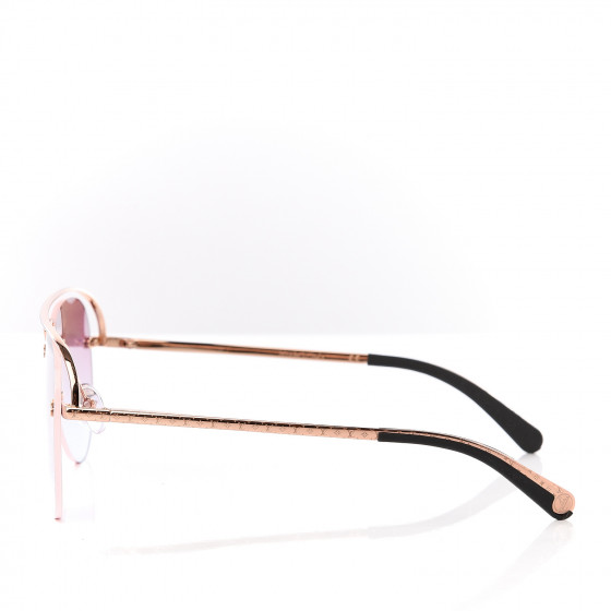 LOUIS VUITTON ミッツァ LOUIS VUITTON Monogram Grease Sunglasses Z1280W Gold 575927