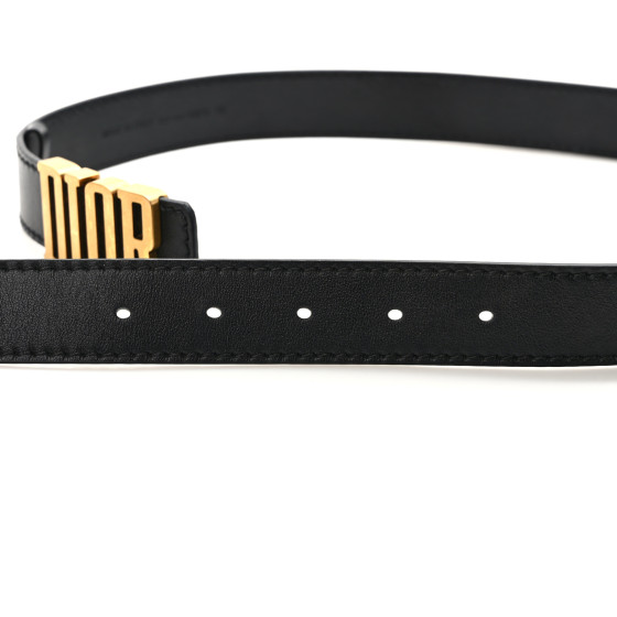 ★送料込★DIOR D-Fence ベルト Christian Dior Calfskin D Fence Leather Belt Sz 80/30