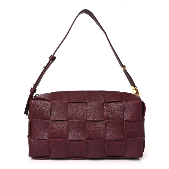 BOTTEGA VENETA Calfskin Maxi Intrecciato Brick Cassette Bag