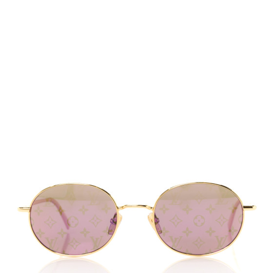 LOUIS VUITTON LV Bright Round Sunglasses Z2429U Pink 1499213