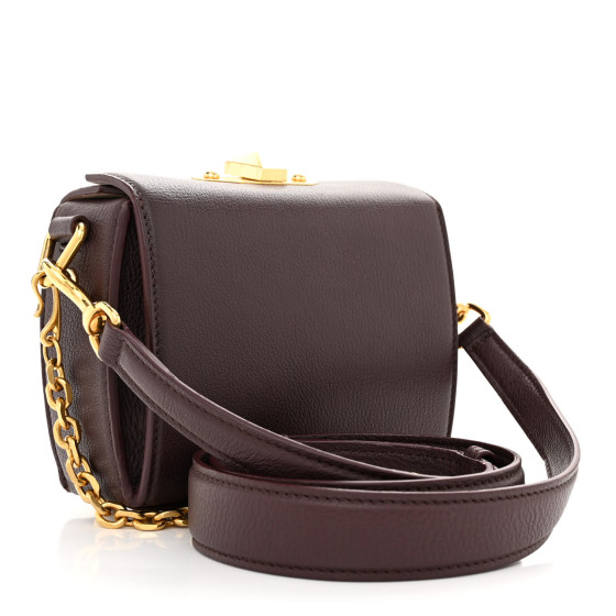 ALEXANDER MCQUEEN Silky Amish Grained Goatskin Box Shoulder