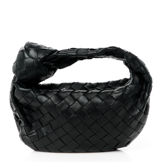 BOTTEGA VENETA Nappa Intrecciato Mini Jodie Black 1608150