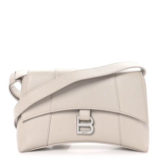 BALENCIAGA Semi Shiny Smooth Calfskin XS Downtown Shoulder