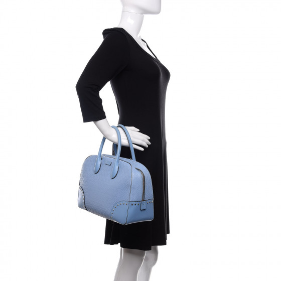 バッグ GUCCI GUCCI Bright Diamante Top Handle Bag Mineral Blue 601604