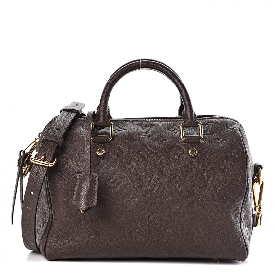 チョコレート♡上品お洒落【LOUIS VUITTON】Speedy25バッグ LOUIS VUITTON Empreinte Speedy Bandouliere 25 Chocolate