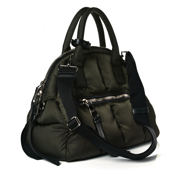 現行 美品 PRADA TESSUTO MONTAGN MIMETICO bag PRADA Tessuto Nylon Bomber Dome Satchel Mimetico 927821