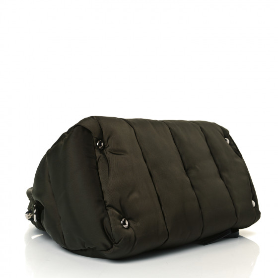 PRADA Tessuto Nylon Bomber Dome Satchel Mimetico 1007859