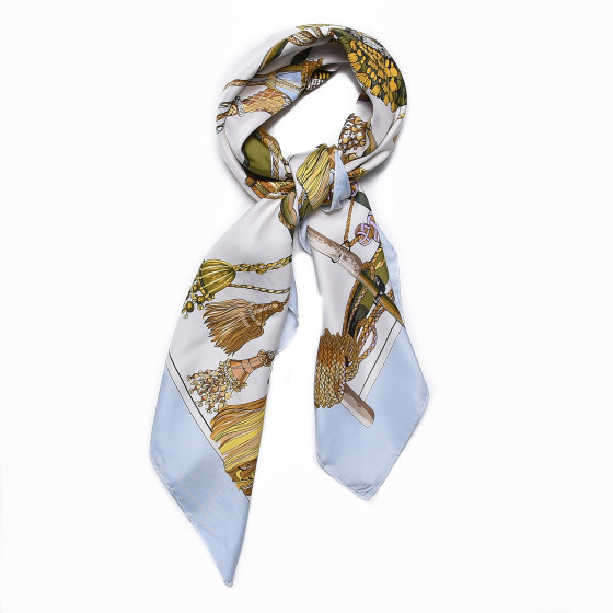 HERMES Tellier スカーフ Bouquet Final scarf 90 - Blue | Hermès USA