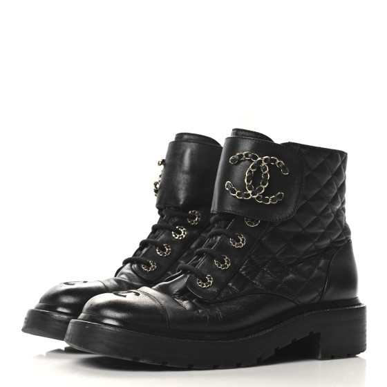 靴 CHANEL 40,5 CHANEL 40.5 Lace Up 