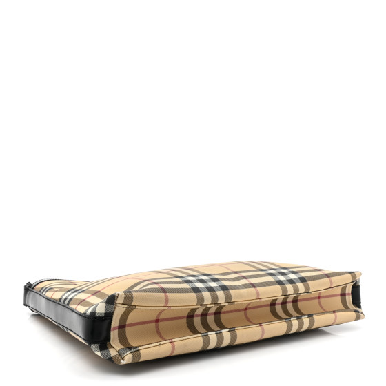 BURBERRY Vintage Check Shoulder Bag Black 1699954 | FASHIONPHILE