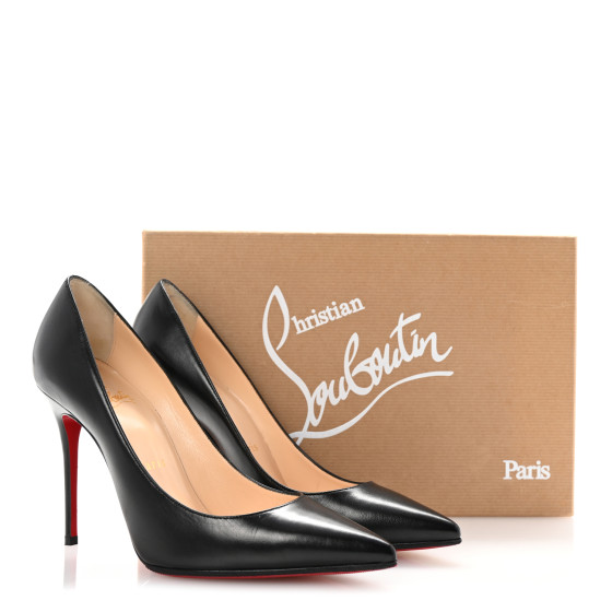 CHRISTIAN LOUBOUTIN Kid Decollete 554 100 Pumps 36 Black