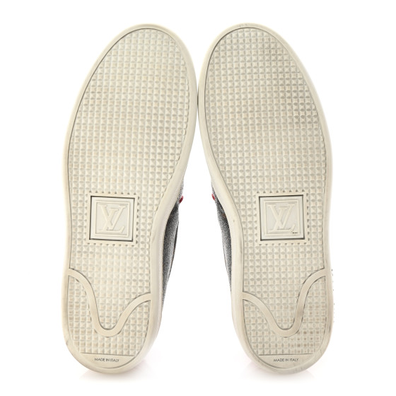 LOUIS VUITTON Monogram Frontrow Slip On Sneakers 37 Rouge
