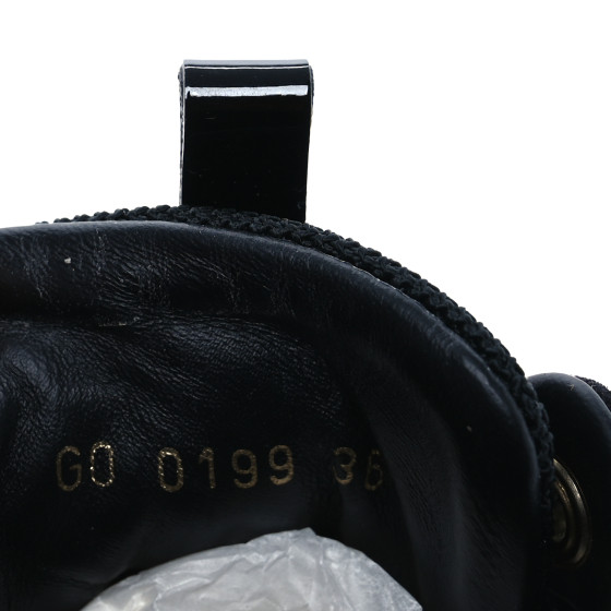 LOUIS VUITTON ランナウェイ 36 スニーカー ブラック スエード LOUIS VUITTON Suede Monogram Run Away Sneakers 36 Black