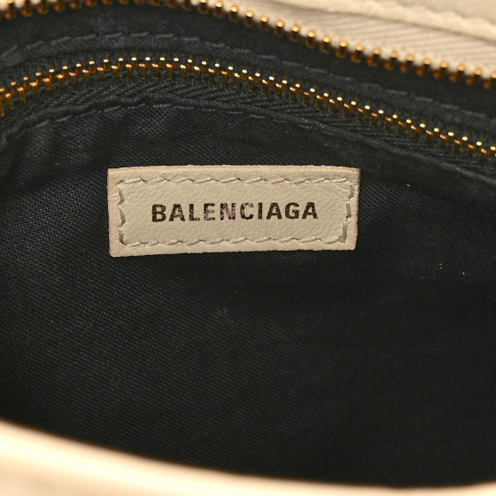 Balenciaga ベージュ ミニシティ　ゴールド Balenciaga Vieux Rose Goatskin Metallic Edge Mini Classic