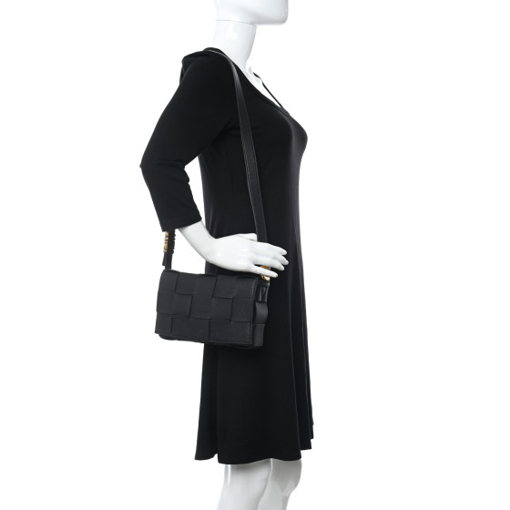 BOTTEGA VENETA Grained Calfskin Maxi Intrecciato Cassette