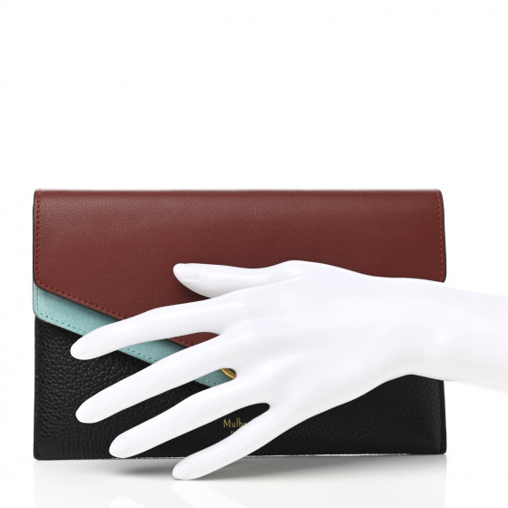 MULBERRY Small Classic Grain Suede Harlow Clutch Wallet