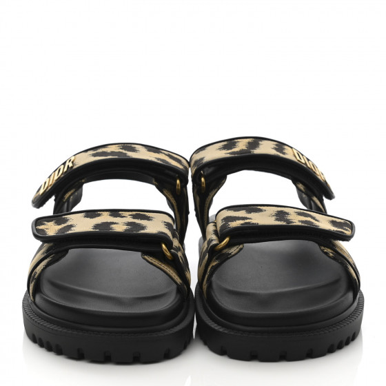 CHRISTIAN DIOR Technical Fabric Mizza Print DiorAct Sandals