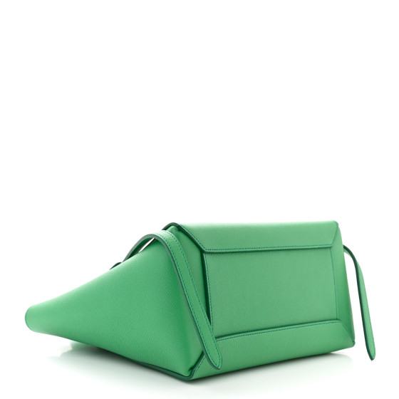 数量限定！EXPRESS便可★CELINE マイクロ Belt bag IN Grained CELINE Grained Calfskin Micro Belt Bag Pop Green 1472986